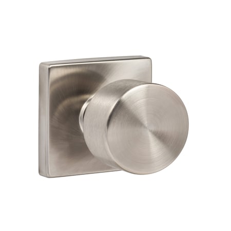 Sure-Loc Hardware Sure-Loc Hardware Bergen Square Passage Knobset, Satin Stainless BG101-SQ 32D